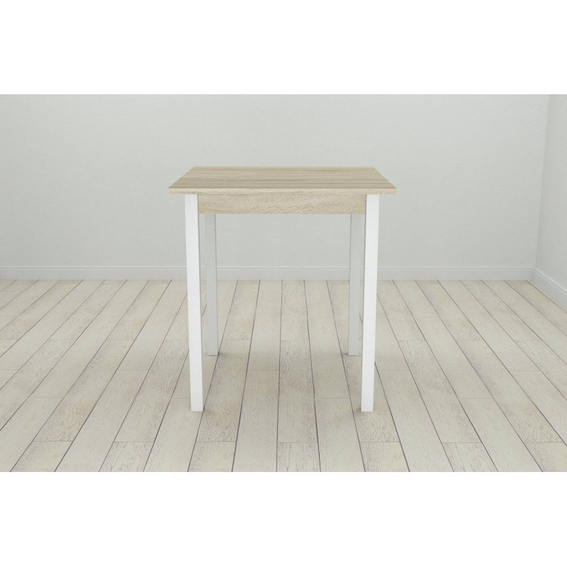 Стол кухонный Ferrum-decor Диего 75x70x70 Белый ДСП Сонома 16мм (FRD-106294)