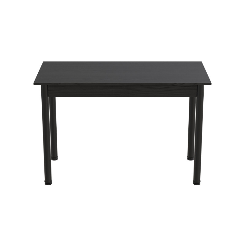 Стол кухонный Ferrum-decor Бенита 75x120x80 Черный ДСП Сосна Кембра 16мм (FRD-105704)