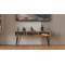 Тумба під телевізор Кентуки Ferrum-decor 45x139x38 Чорний метал ДСП Дуб Артизан 16 мм (FRD-106734)