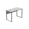 Стіл письмовий Коді Ferrum-decor 75x140x60 Чорний метал ДСП Бетон 32 мм (FRD-106594)