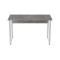 Стіл письмовий Курт Ferrum-decor 75x100x70 Білий метал ДСП Бетон 16 мм (FRD-106634)
