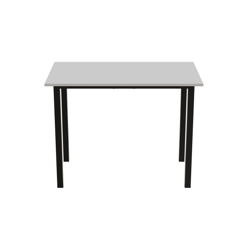 Стіл універсальний Knap Ferrum-decor 750x1400x600 Чорний метал ДСП Білий 16 мм (FRD-106354)