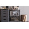 Етажерка 3/60 Ferrum-decor Серії Конект 75x60x28 чорний ДСП Бетон 16мм (FRD-104256)