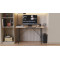 Стол письменный Line Тайм Ferrum-decor 750x1200x600 Черный металл ДСП Дуб Сан-Марино 16 мм (FRD-104886)