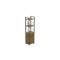 Етажерка 3/34 Ferrum-decor Серії Конект з тумбою 144x34x28 Чорний ДСП Артизан (FRD-104426)