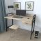 Письмовий стіл Ferrum-decor Комфорт 750x1200x600 Чорний метал ДСП Дуб Сонома 32 мм (FRD-103446)