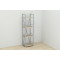 Етажерка 4/34 Ferrum-decor Серії Конект 120x34x28 сірий ДСП Дуб Сонома 16мм (FRD-104286)