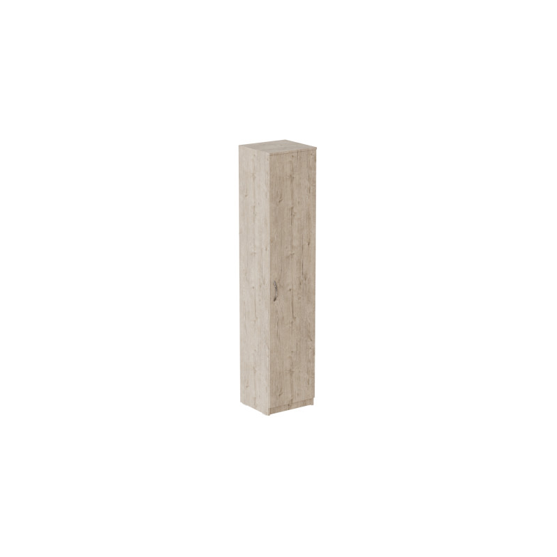 Пенал Анжело Ferrum-decor на 5 полиць із дверима 1900x400x380 ДСП Дуб Сан-Марино 16 мм (FRD-104906)