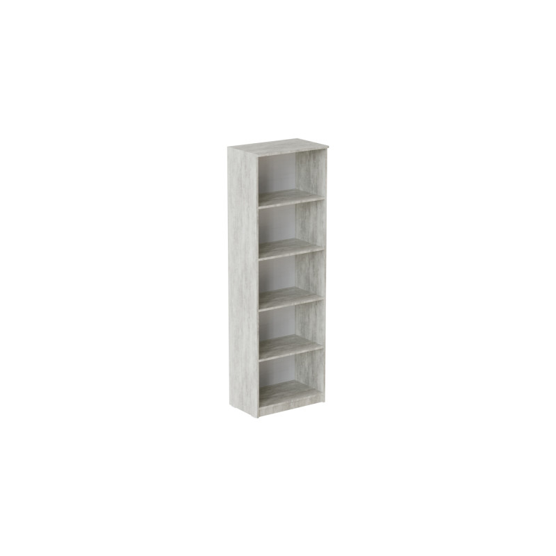 Шафа Анжело Ferrum-decor на 5 полиць 1900x600x380 ДСП Бетон 16 мм (FRD-104976)