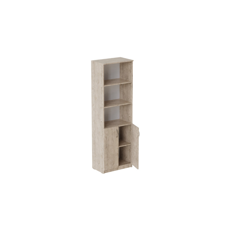 Шкаф Анжело Ferrum-decor на 5 полок с 2 дверями 1900x600x380 ДСП Дуб Сан-Марино 16 мм (FRD-104996)