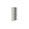 Шкаф Анжело Ferrum-decor на 5 полок с 4 дверями 1900x600x380 ДСП Бетон 16 мм (FRD-105006)