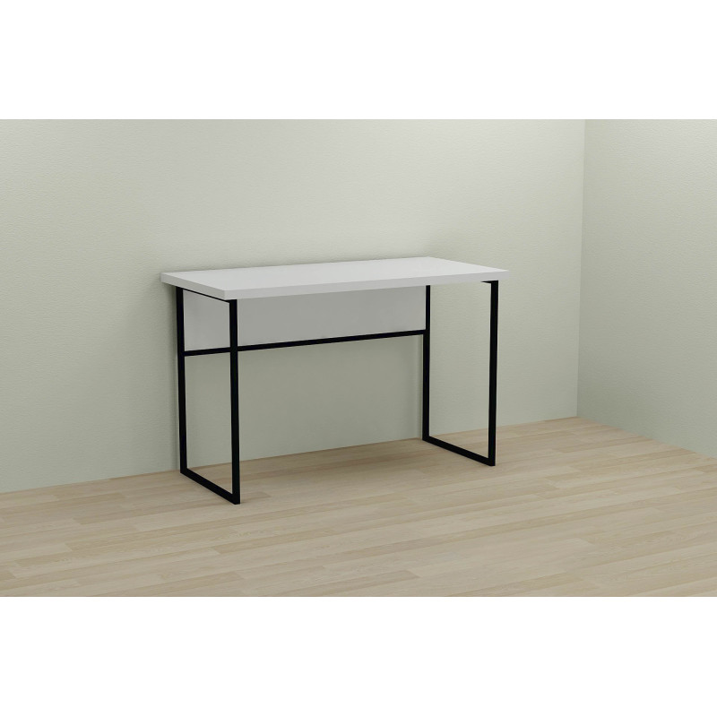 Письменный стол Ferrum-decor Коди 76x100x60 черный ДСП Белое 32мм (FRD-103736)