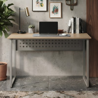 Стіл письмовий Майк Ferrum-decor 75x140x70 Сірий метал ДСП Дуб Кремона Торро 32 мм (FRD-108368)