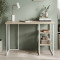 Письменный стол Ferrum-decor Кевин 76x100x60 белый ДСП Дуб Сонома 32мм (FRD-101246)