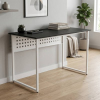 Комп'ютерний стіл Ferrum-decor Майк 75x140x60 білий ДСП Сосна Кембра 32мм (FRD-101326)