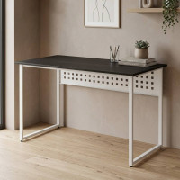 Комп'ютерний стіл Ferrum-decor Майк 75x140x70 білий ДСП Сосна Кембра 32мм (FRD-101356)