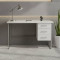 Письмовий стіл Ferrum-decor Гаррі 76x140x70 сірий ДСП Біле 32мм (FRD-101486)