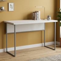 Письмовий стіл Ferrum-decor Коді 76x140x60 сірий ДСП Біле 32мм (FRD-101676)