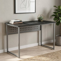 Комп'ютерний стіл Ferrum-decor Майк 75x140x70 сірий ДСП Сосна Кембра 32мм (FRD-101826)