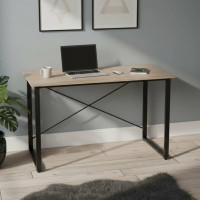 Комп'ютерний стіл Ferrum-decor Дейв 75x140x60 чорний ДСП Дуб Сан-Марино 16мм (FRD-101986)