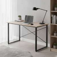 Комп'ютерний стіл Ferrum-decor Дейв 75x100x70 чорний ДСП Дуб Сан-Марино 16мм (FRD-101996)