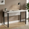 Письменный стол Ferrum-decor Курт 76x120x70 черный ДСП Белое 32мм (FRD-102036)