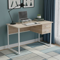 Комп'ютерний стіл Ferrum-decor Дакота 75x140x60 білий ДСП Дуб Сан-Марино 32мм (FRD-102106)