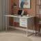 Письмовий стіл Ferrum-decor Дакота 75x120x70 білий ДСП Біле 16мм (FRD-102116)