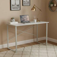 Письмовий стіл Ferrum-decor Дейв 75x100x70 білий ДСП Біле 16мм (FRD-102166)