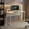 Письмовий стіл Ferrum-decor Курт 75x100x60 білий ДСП Біле 16мм (FRD-102196)