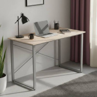 Комп'ютерний стіл Ferrum-decor Дейв 75x100x70 сірий ДСП Дуб Сан-Марино 32мм (FRD-102396)