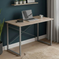 Комп'ютерний стіл Ferrum-decor Дейв 75x140x70 сірий ДСП Дуб Сан-Марино 32мм (FRD-102416)