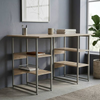 Комп'ютерний стіл Ferrum-decor Карен 75x120x70 сірий ДСП Дуб Сан-Марино 32мм (FRD-102446)