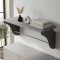 Настінна полиця Ferrum-decor Комфі 260x500x240 метал Сірий ДСП Бетон 16 мм (FRD-102736)