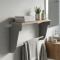 Настінна полиця Ferrum-decor Світ 300x500x150 метал Сірий ДСП Сонома 16 мм (FRD-102796)