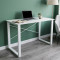 Письменный стол Ferrum-decor Драйв 750x1400x700 Белый металл ДСП Белое 16 мм (FRD-103206)
