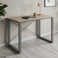 Письменный стол Ferrum-decor Драйв 750x1400x600 Серый металл ДСП Дуб Сан-Марино 32 мм (FRD-103346)
