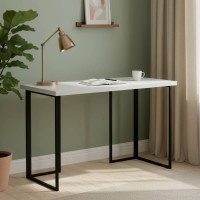 Письмовий стіл Ferrum-decor Ханна 76x100x60 чорний ДСП Біле 32мм (FRD-103476)