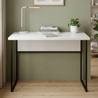 Письмовий стіл Ferrum-decor Коді 76x120x60 чорний ДСП Біле 32мм (FRD-103746)