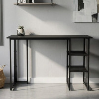Письмовий стіл Ferrum-decor Кевін 75x100x70 чорний ДСП Сосна Кембра 32мм (FRD-103826)