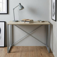 Письмовий стіл Ferrum-decor Серії Конект 75x120x600 сірий ДСП Дуб Сонома 16мм (FRD-104216)