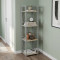 Етажерка 4/34 Ferrum-decor Серії Конект 120x34x28 сірий ДСП Дуб Сонома 16мм (FRD-104286)