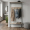 Вешалка напольная модульная Ferrum-decor Трелис 14 180x90x38 серый ДСП Дуб Сан-Марино 16мм (FRD-104356)