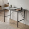 Стол письменный Line Тайм Ferrum-decor 750x1000x500 Черный металл ДСП Сосна Кембра 16 мм (FRD-104866)