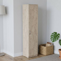 Пенал Анжело Ferrum-decor на 5 полиць із дверима 1900x400x380 ДСП Дуб Сан-Марино 16 мм (FRD-104906)
