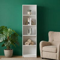 Пенал Анжело Ferrum-decor на 5 полок 1900x500x380 ДСП Белое 16 мм (FRD-104936)
