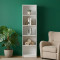 Пенал Анжело Ferrum-decor на 5 полок 1900x500x380 ДСП Белое 16 мм (FRD-104936)