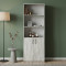 Шафа Анжело Ferrum-decor на 5 полиць з 2 дверима 1900x700x380 ДСП Бетон 16 мм (FRD-105036)