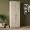 Шафа Анжело Ferrum-decor 5 полиць 4 двері 1900x800x380 ДСП Дуб Сан-Марино 16 мм (FRD-105056)