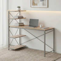 Комп'ютерний стіл Ferrum-decor Джек 75x120x70 Сірий ДСП Дуб Сан-Марино (FRD-105414)
